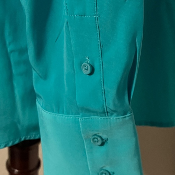 Women's Nine West Drapey Button Down Shirt - Picture 8 of 9